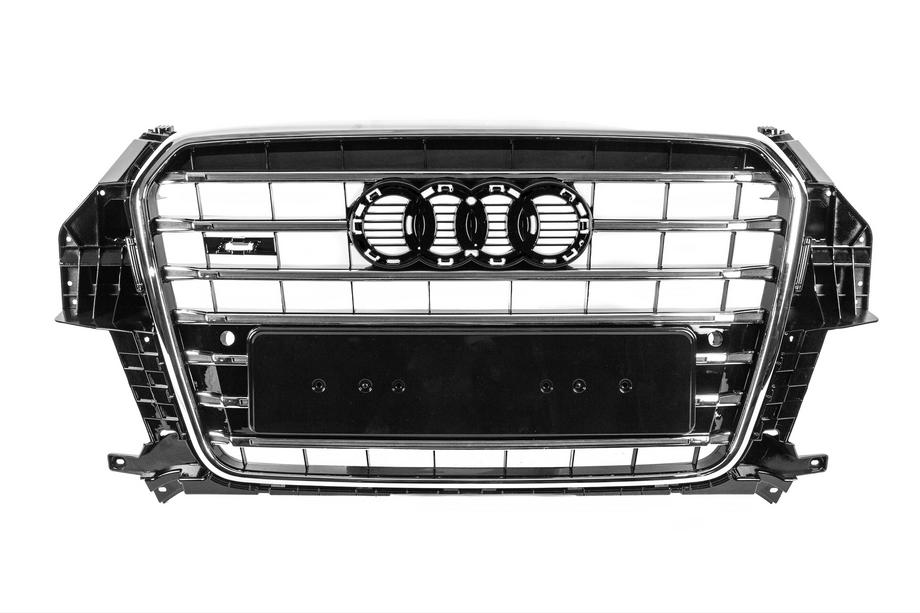 Audi Q3 2011-2019 Front grille SQ3 (2011-2015, black with chrome) Image