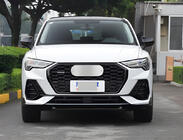 Audi Q3 2019–2025 Fog light grilles with front lip (2 pcs, Black) photo 1