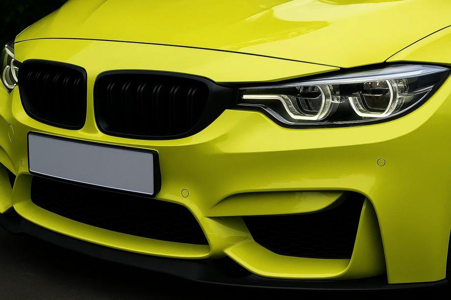 BMW 3 Series F30/F31 2012-2019 Kidney Grilles M-Look (for M3 F80, Matte Black) Photo 1