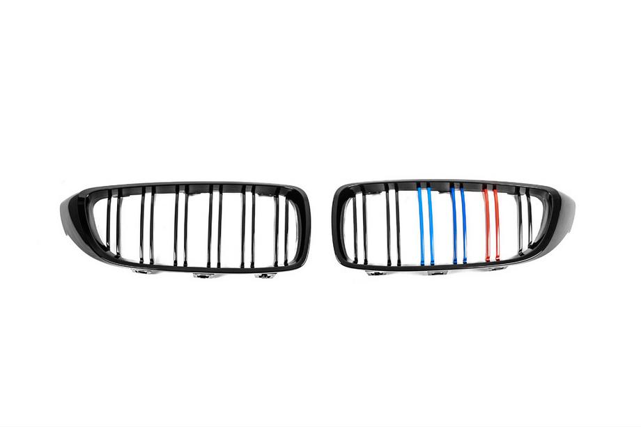 BMW 3 Series F30/F31 2012-2019 Kidney Grilles M-Look (for M3 F80, M-Color) Photo 5