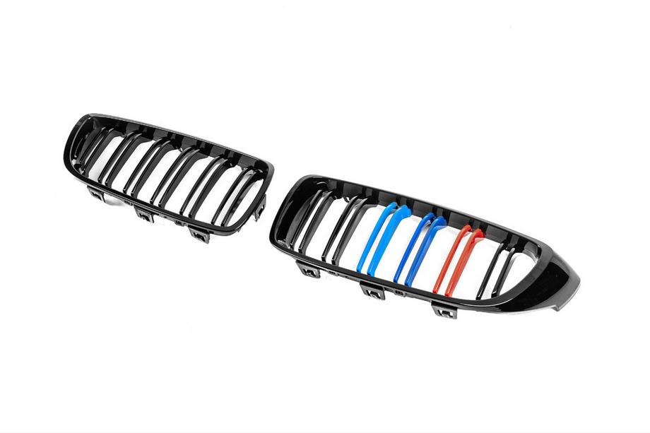 BMW 3 Series F30/F31 2012-2019 Kidney Grilles M-Look (for M3 F80, M-Color) Photo 4