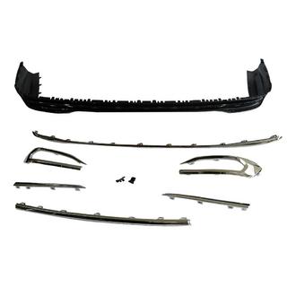 Rear diffuser with chrome Audi A8 2018- photo 3