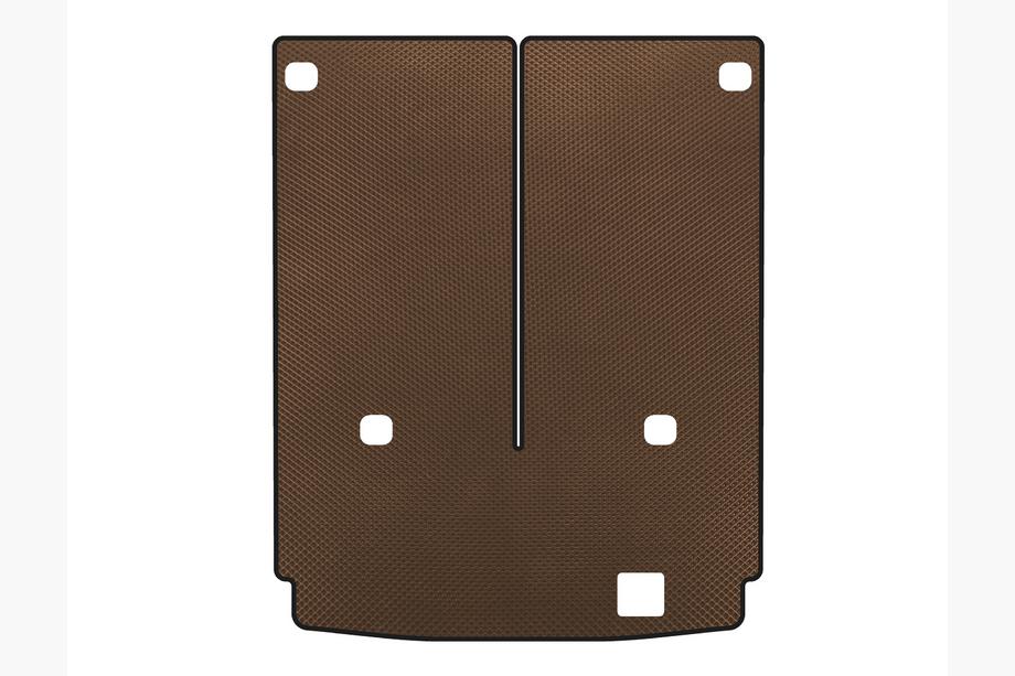 Mercedes GL class X164 2006-2012 Trunk Mat (7-seater with folded 3rd row, Brown) Image