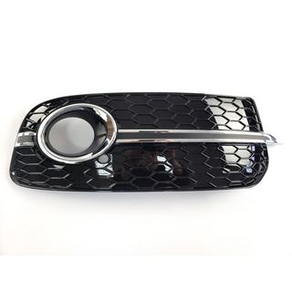 Fog Light Grilles RS-Style (2013-2017, 2 pcs, Black with Chrome) Audi Q5 2008-2017 photo 3