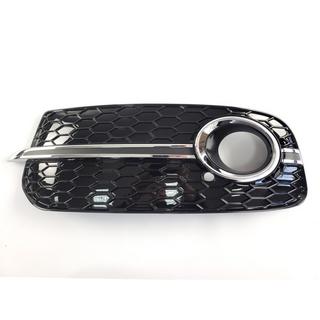 Fog Light Grilles RS-Style (2013-2017, 2 pcs, Black with Chrome) Audi Q5 2008-2017 photo 2