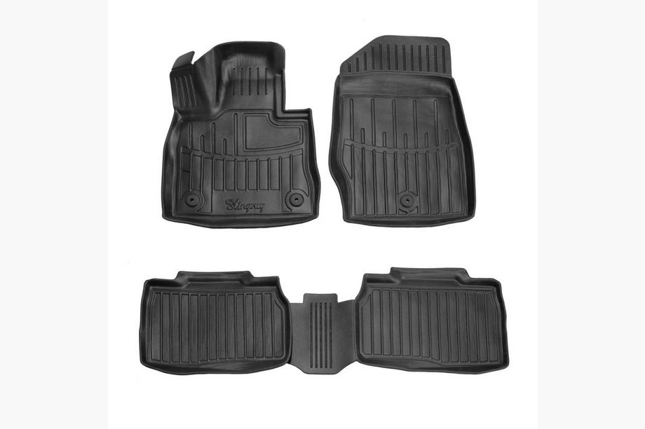 Ford Explorer 2019- Stingray 3D Rubber Floor Mats (4 pcs) Image