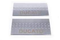 Fiat Ducato 2006-2025 Interior door sill protectors Carmos V1 (2 pcs, stainless steel) photo 2