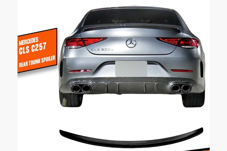 Mercedes CLS C257 2018- DPT Spoiler (Gloss Black) Image