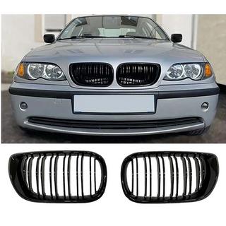 Kidneys M-Look DPT (2001-2005, Gloss Black) BMW 3 Series E46 1998-2006 photo 3