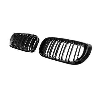 Kidneys M-Look DPT (2001-2005, Gloss Black) BMW 3 Series E46 1998-2006 photo 4