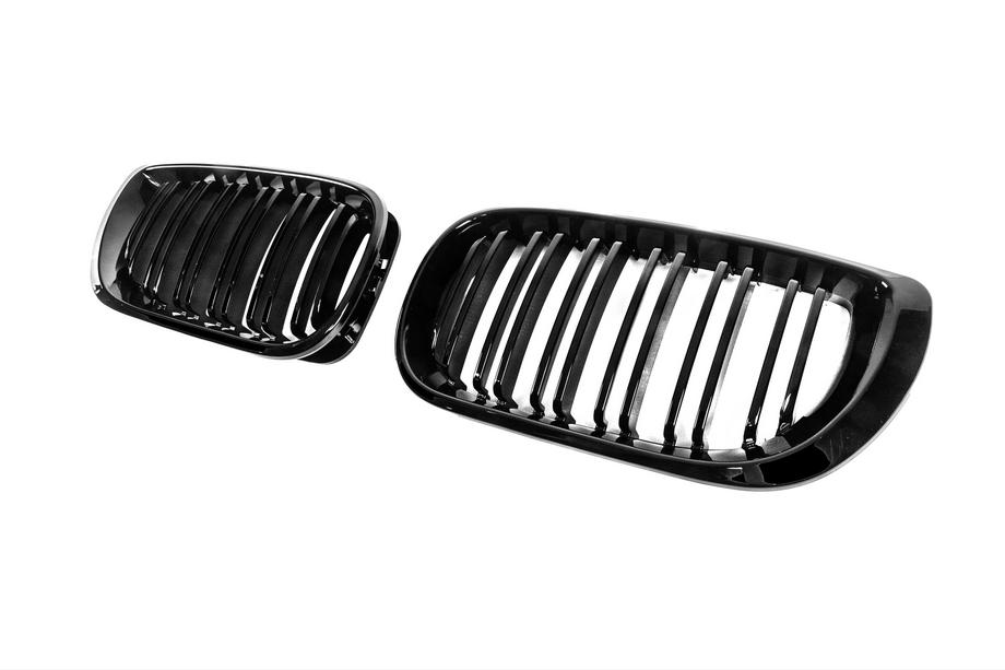 BMW 3 Series E46 1998-2006 Kidneys M-Look DPT (2001-2005, Gloss Black) Photo 4