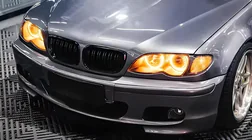 BMW 3 Series E46 1998-2006 Kidneys M-Look DPT (for Coupe 2003-2006, Gloss Black) photo 1
