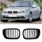 BMW 3 Series E46 1998-2006 Kidneys M-Look DPT (for Coupe 2003-2006, Gloss Black) photo 3