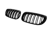 BMW 3 Series E46 1998-2006 Kidneys M-Look DPT (for Coupe 2003-2006, Gloss Black) photo 4