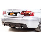 BMW 3 Series E92/E93 2006–2013 Rear Bumper Diffuser DPT (for E92 M-Sport, Gloss Black) photo 1