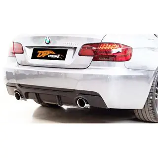 Rear Bumper Diffuser DPT (for E92 M-Sport, Gloss Black) photo 1