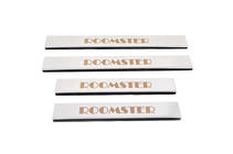 Skoda Roomster 2006-2015 Carmos Stainless Steel Door Sill Protectors (4 pcs) photo 1