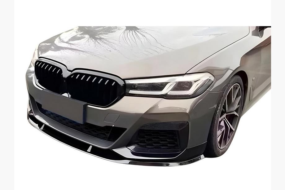 BMW 5 Series G30/G31 2017–2023 Front Bumper Lip DPT V2 (for M-Performance 2020-2024, Gloss Black) Image