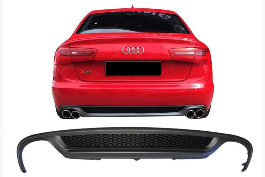 Audi A6 C7 2011-2017 Rear Bumper Diffuser DPT V2 (2011-2014) Image