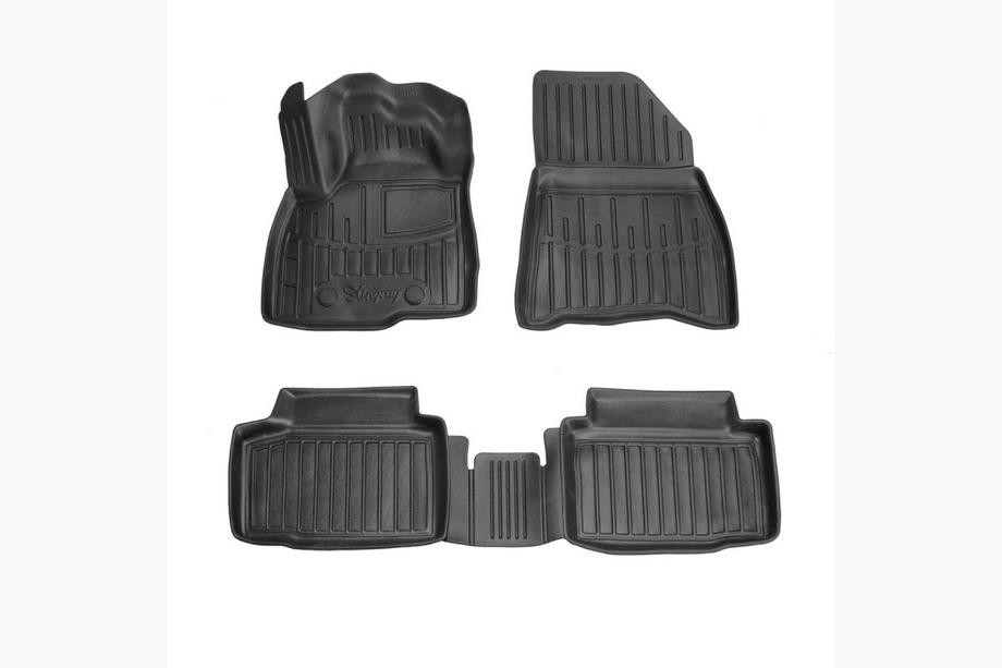 Dacia Duster 2024- Rubber Floor Mats Stingray 3D (4WD, 4 pcs) Image