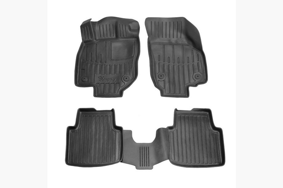 Skoda Superb 2024- Rubber Floor Mats Stingray 3D (5 pcs) Image