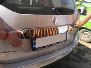 Dacia Duster 2008-2018 Full Chrome Trim Above License Plate (Stainless Steel) photo 2