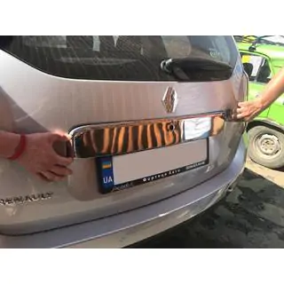 Full Chrome Trim Above License Plate (Stainless Steel) Dacia Duster 2008-2018 photo 2