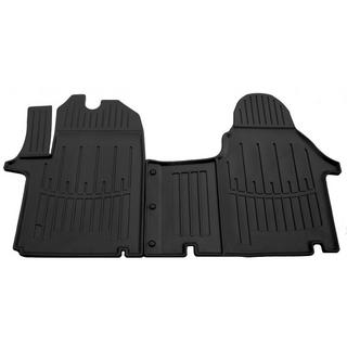 Front Rubber Mats Stingray 3D (1+2, 2 pcs) Renault Trafic 2001–2015