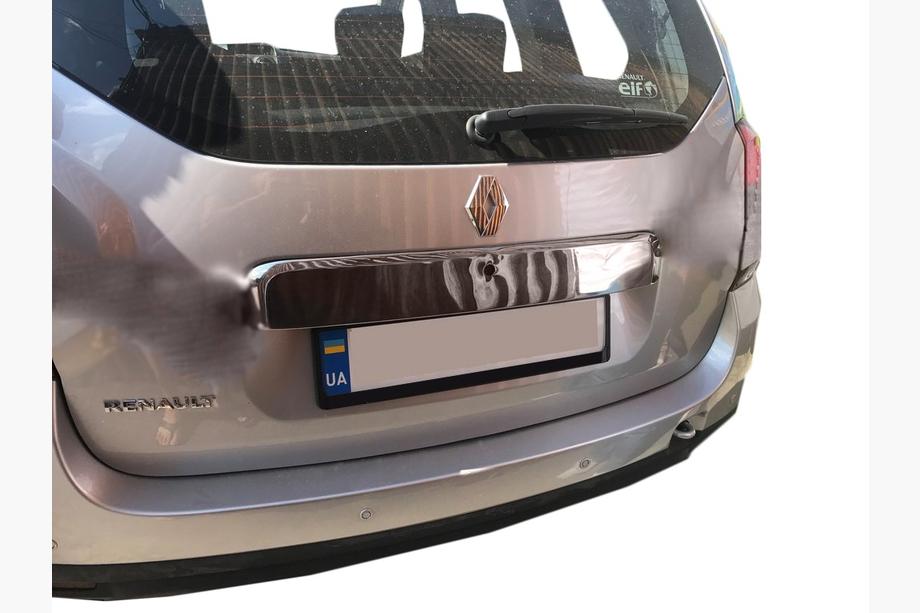 Dacia Duster 2008-2018 Full Chrome Trim Above License Plate (Stainless Steel) Image