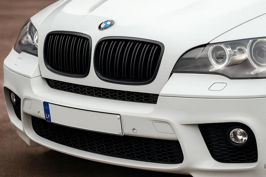 BMW X6 E71 2008–2014 Kidneys M-Look V2 (Gloss Black) Photo 1