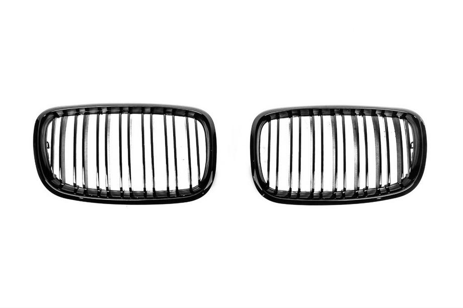 BMW X6 E71 2008–2014 Kidneys M-Look V2 (Gloss Black) Photo 2