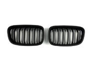 BMW 1 Series F20/F21 2011-2019 M-Look Kidney Grilles (2011-2014, Matte Black) photo 2