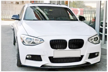 BMW 1 Series F20/F21 2011-2019 M-Look Kidney Grilles (2011-2014, Matte Black) photo 1