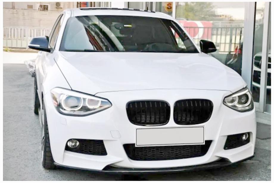 BMW 1 Series F20/F21 2011-2019 M-Look Kidney Grilles (2011-2014, Matte Black) Image