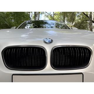 Kidney Grilles M-Look (2011-2014, Gloss Black with Chrome Trim) photo 1
