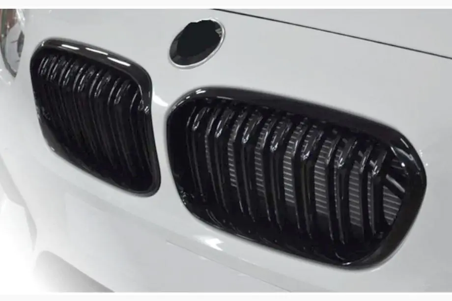 BMW 1 Series F20/F21 2011-2019 M-Look Kidney Grilles (2015-2019, Gloss Black) Image