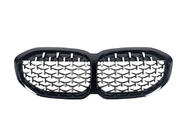 BMW 1 Series F40 2019-2024 Diamond Silver Kidney Grille (1 pc) photo 2