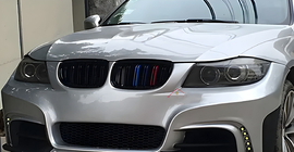 BMW 3 Series E90/E91 2005-2011 Kidney Grilles M-Look (for E-90/91 2008-2012, M-Color) photo 3
