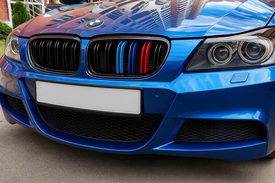 BMW 3 Series E90/E91 2005-2011 Kidney Grilles M-Look (for E-90/91 2008-2012, M-Color) Image