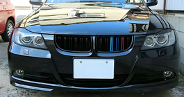 BMW 3 Series E90/E91 2005-2011 Kidney Grilles M-Look (for E-90/91 2005-2008, M-Color) photo 1
