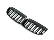 BMW 3 Series E90/E91 2005-2011 Kidney Grilles M-Look (for E-90/91 2005-2008, Matte Black) photo 3