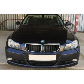 Kidney Grilles M-Look (for E-90/91 2005-2008, Gloss Black with Chrome Trim) photo 1