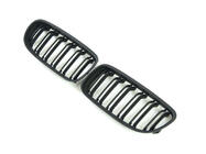 BMW 3 Series E90/E91 2005-2011 Kidney Grilles M-Look (for E-90/91 2008-2011, Matte Black) photo 3
