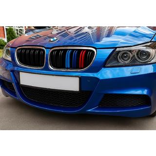 Kidney Grilles M-Look (for E-90/91 2008-2011, M-Color with Chrome Trim) photo 1