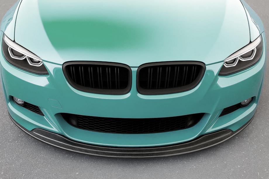 BMW 3 Series E92/E93 2006–2013 M-Look Kidney Grilles (for 2005-2009, Matte Black) Image