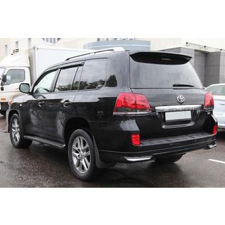 Rear Original Mud Flaps 2012-2015 (2 pcs, for body kit) Toyota Land Cruiser 200 2007-2021 photo 1