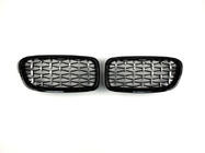 BMW 3 Series F30/F31 2012-2019 Diamond Silver Kidney Grilles photo 2