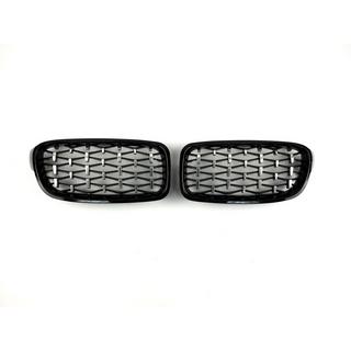 Diamond Silver Kidney Grilles BMW 3 Series F30/F31 2012-2019 photo 2