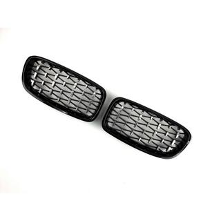 Diamond Silver Kidney Grilles BMW 3 Series F30/F31 2012-2019 photo 3