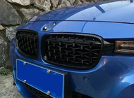 BMW 3 Series F30/F31 2012-2019 Diamond Black Kidney Grilles photo 2